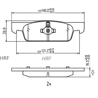 Тормозные колодки для Dacia Sandero